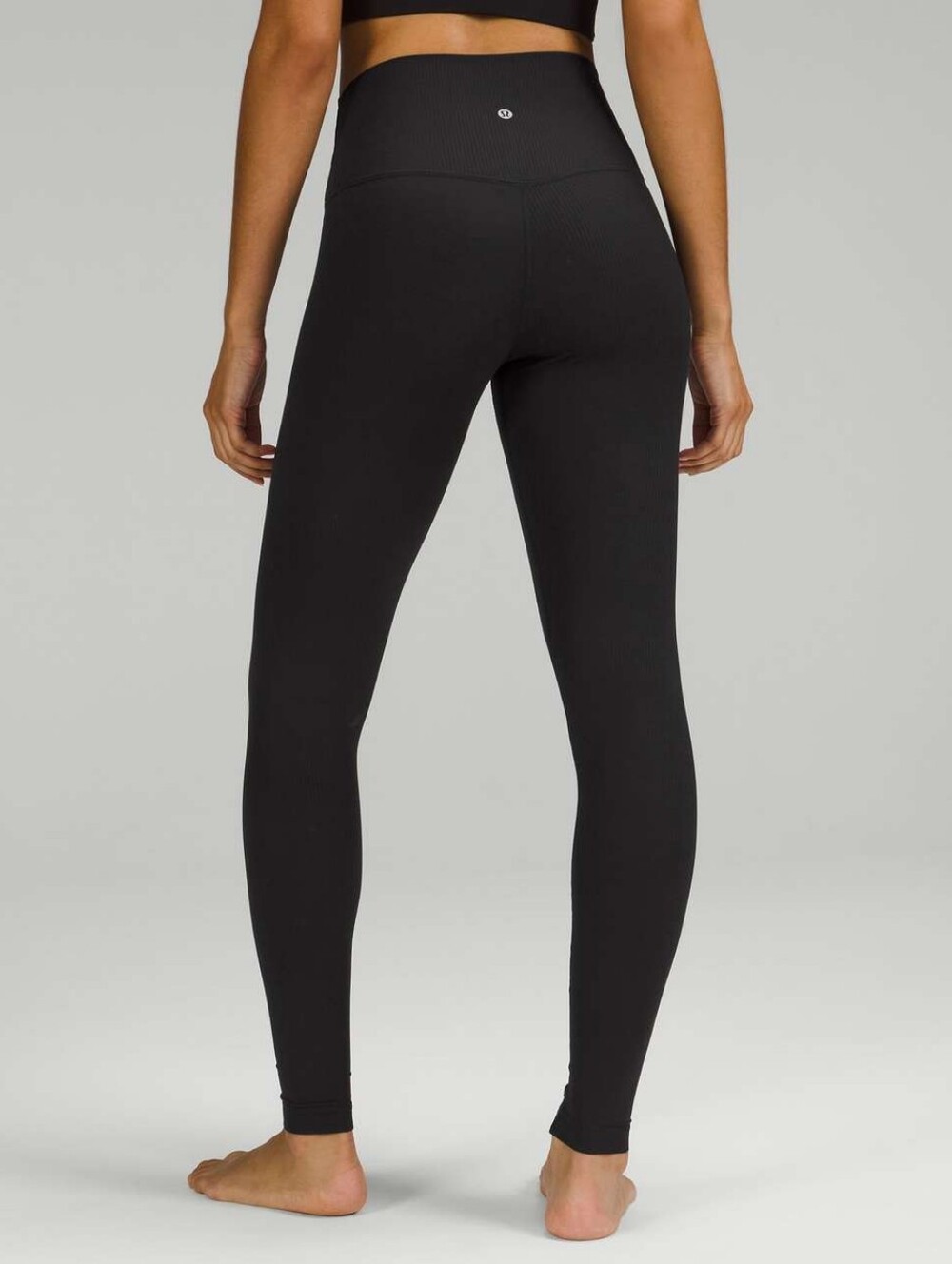 Lululemon Align Ribbed High-Rise Pant 28" Blackb Size 14 Like New